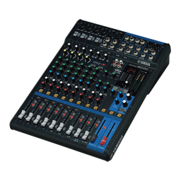 [MG-12XU] Mezcladora de Audio | 12 Canales | 6 Entradas de Micrófono/línea | 2 Entradas Estéreo | Efectos Integrados | Alimentación Phantom | USB | MG-12XU