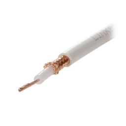 [LPRG58AU/100] Carrete de 100 Metros (328.08 Pies) de Cable Tipo RG58AU, con Forro Blanco | LPRG58AU/100