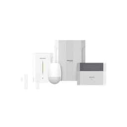 [DS-PHA64-LP/RF] KIT Panel de Alarma HYBRID PRO / 1 Panel Híbrido / 1 Teclado LCD / 2 Contactos Magnéticos Inalámbricos / 1 PIR Inalámbrico | DS-PHA64-LP/RF