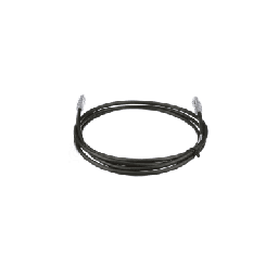 [UTP6AX50BL] Cable de Parcheo UTP, Cat6A, 24 AWG, CM, Color Negro, 15.24 Metros (50 Pies) | UTP6AX50BL