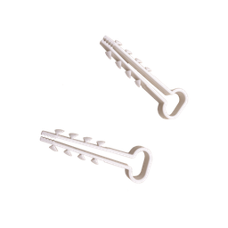 [LPHOLD10] Bolsa con 100 clips sujetadores de plástico para cables de 6 a 12 mm. Ideales para instalaciones en pared, brindan sujeción firme y segura. | LPHOLD10