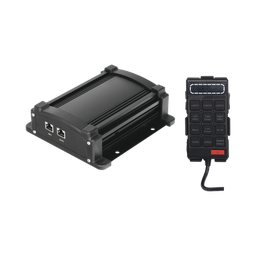 [X100F] Sirena Vehicular de 100W de Potencia Con Controlador Unimando, Micrófono, Control de Tonos y Patrones de destello de Barras de Luces Serie X67 / X75 | X100F