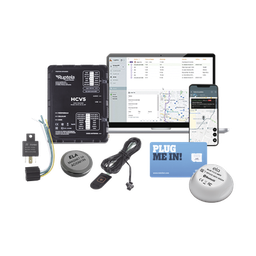 [HCV5KITTEMP] Kit de Localizador 4G LTE / Incluye MICROSIM30M2M +  datos por 1 mes + 1 EPCOMGPSMENSUAL + 12RELAY + Botón SOS + BLUEPUCKRHT | HCV5KITTEMP