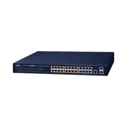 [GS-4210-24P2S] Switch PoE Administrable Capa 2 / 24 Puertos10/100/1000BASE-T / 2 SFP 100/1000BASE-X / POE 802.3af/at | GS-4210-24P2S