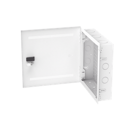 [MS14EHDS] Gabinete Multipropósito de Montaje en Pared, de 14 in de Altura, Con Puerta Reversible, Fabricado en Acero, Color Blanco | MS14EHDS