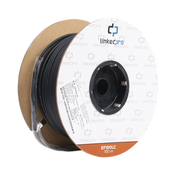 [EF-100-LC] Carrete de Fibra Óptica Monomodo con Conectores LC-LC Duplex, Reforzada con Kevlar, de 100 Metros (328.08 Pies), Para Instalaciones Subterráneas por Tubería | EF-100-LC