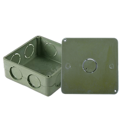 [ATUP-100CYT] Caja Cuadrada y Tapa para Tubería PVC Conduit de 1". | ATUP-100CYT