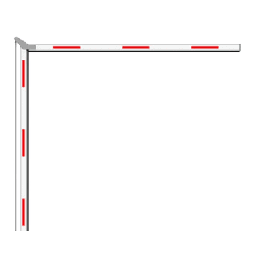 [366000372] Brazo Articulado 4 mts (2+2) para Barreras Hikvision Serie DSTMG520 / Requiere Enganche Articulado | 366000372