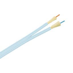 [FOIPX02Y] Cable de Fibra Óptica de 2 Hilos, Multimodo OM3 50/125 Optimizada, Interior, Tight Buffer 900um, No Conductiva (Dieléctrica), OFNP (Plenum), Precio Por Metro | FOIPX02Y