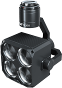 [SL60] Estrobo Multi-color compatible con Drones DJI M350/M400, 90W Máximo, Luz Estroboscópica Multi-color, 4 Colores RGBY | SL60