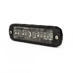[CD3802RBWSB] Luz Auxiliar de 18 LEDS, Tricolor Rojo/Azul/Blanco, Lente transparente, Bisel Negro | CD3802RBWSB