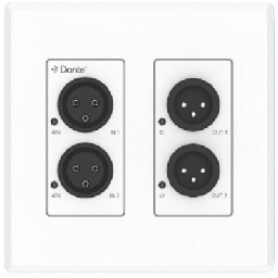 [EPPWPD22XLR] Extensor de Audio Analógico XLR a Dante® | 2 Entradas y 2 Salidas | Conversión Digital de Audio | PoE IEEE 802.3af | Phantom Power 48V | Latencia Configurable 1-5ms | Rango Dinámico >90dB | EPPWPD22XLR