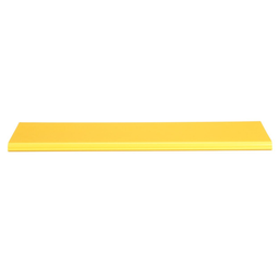 [FRHC6YL2] Tapa Con Bisagra a Presión Para Canaleta FiberRunner™ FR6X4YL2, de PVC Rígido, Color Amarillo, 2 m de Largo | FRHC6YL2