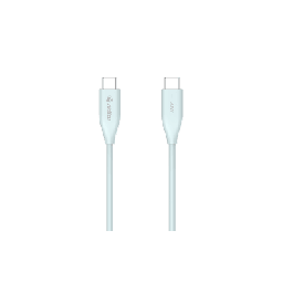 [AK-PAC6S-B-1.5M] Cable de Carga USB-C a C / 1.5 Metros (4.92 Pies) / Tecnología GaN (Nitruro de Galio) / Fast-Charging / Potencia 60W / Velocidad Transferencia 480 Mbps / Material Silicona No Tóxica / Conector Aluminio Anodizado | AK-PAC6S-B-1.5M