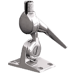 [5187] Soporte de Montaje de Cremallera de Acero Inoxidable / Diseño sin Tuercas / Dientes de 5 Grados para Ajustes Finos / Ranura Especial para Cable / Liberación de Acción Rápida / Superficies Inclinadas / Roscas Estándar 1-1 | 5187