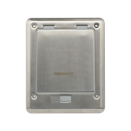 [TH-MCRA] Caja de Piso con Contacto Eléctrico (Duplex), Resistente al Agua, IP66 (Con Tapa Cerrada) (11000-53201) | TH-MCRA