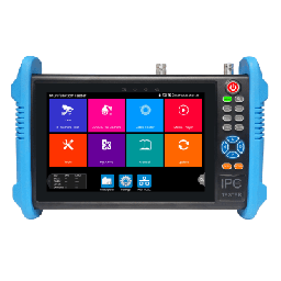 [TPTURBO8K(BT)] Tester de Video Profesional | Pantalla 7"|  Prueba IP/HD/Analógicas | TVI/CVI/AHD/CVBS | IP ONVIF | 4K/8K | H.264/H.265 | HDMI | PTZ | Scanner IP | TDR | Salidas 12V/24V/PoE | Activación Simultanea. | TPTURBO8K(BT)