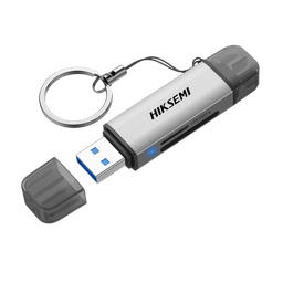 [HS-HUB-CR01] Lector de Tarjetas 2 en 1 / Conector Dual USB-A  y USB-C / Soporta SD y Micro SD | HS-HUB-CR01