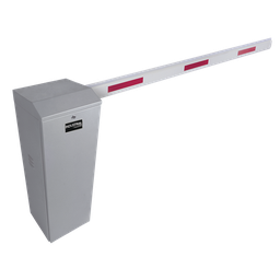 [KIT-XBS-RB] Kit de Barrera Vehicular Derecha Color Gris y Brazo Ajustable de 3.6 a 5.5 m | KIT-XBS-RB