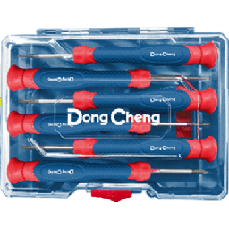 [DNG-H01] Juego de Desarmadores de Precisión 6 Piezas / Puntas Planas y Phillips / Mangos Ergonómicos Antideslizantes / Acero CR-V / Estuche Organizador | DNG-H01