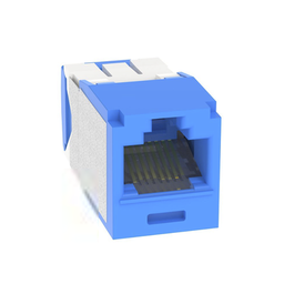 [CJE6X88TGBU] Conector Jack RJ45 Estilo TG, Mini-Com, Categoría 6A, Con Gel Resistente a la Corrosión, de 8 Posiciones y 8 Cables, Color Azul | CJE6X88TGBU