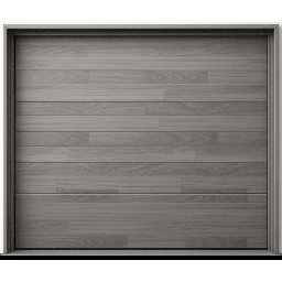 [APDOOR-149CF] Puerta de Garage de Alta Calidad / Estilo Americano / Acabado Laminado PREMIUM / Color Gris / 14x9 Pies. | APDOOR-149CF