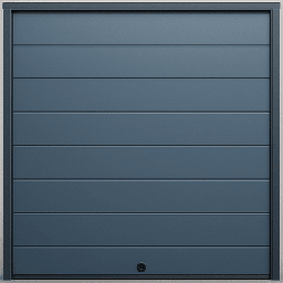 [APDOOR-169L] Puerta D / Garage D / Alta Calidad / Linea Central / Color GRIS /  acabdo DELUXE / 16X9 pies / AISLADA / Estilo Americana. | APDOOR-169L