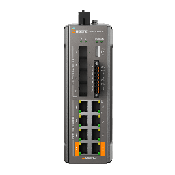 [SP3012FM-L2(V3)] Switch de Red SP3012FM-L2(V3) / 8 Puertos 10/100/1000Mbps PoE / 4 Puertos SFP 1000M/2.5Gbps / Capacidad de Conmutación 36Gbps / Alimentación Dual DC / Instalación DIN-rail, Pared o Escritorio / Certificaciones CE, FCC, RoHS, UKCA, RCM | SP3012FM-L2(V3)