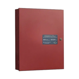 [HPF-PS10] Fuente de Alimentación Remota / 10 Amperes / 3 Entradas / 7 Salidas NAC o Auxiliar de 24 Vcc / Compatible con paneles Notifier, Farenhyt, Silent Knight y Fire-Lite / Gabinete Rojo | HPF-PS10