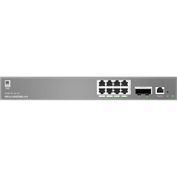[GWN7801P-PRO] Switch de Red Empresarial L2++ / Serie GWN7800 Pro / 8 Puertos Gigabit PoE 120W / 2 Puertos 2.5GG SFP / Gestión Cloud GDMS / VLAN 4K / QoS Avanzado / Seguridad Integral | GWN7801P-PRO