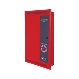 [ECS125W] Amplificador Inteligente de 125 Watts para Sistema de Evacuación por Voz, con Fuente de Alimentación y Respaldo de Batería | ECS125W
