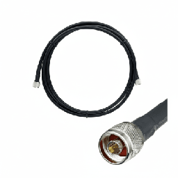 [EP-JC405-NN3] Jumper Coaxial con Cable Epcom405 | Conector N Macho en los Extremos | 60 Centímetros (23.62 Pulgadas) de Longitud. | EP-JC405-NN3