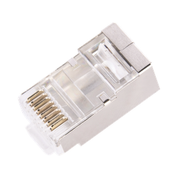 [TC-6S] Conector RJ45 para Cable FTP/STP Categoría 6 - Blindado | TC-6S