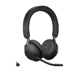 [EVOLVE2-65-STEREO-MSBK-C] Jabra Evolve2 65, Auricular Stereo Versión MS / Dongle USB-C Link 380c / Cancelación de Ruido (26599-999-899) | EVOLVE2-65-STEREO-MSBK-C