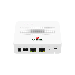 [V1600GS-R] Mini OLT de 1 Puerto GPON SC/UPC con 3 puertos Uplink (2 puertos Gigabit Ethernet + 1 puerto SFP/SFP+) , hasta 64 ONUs / ONTs | V1600GS-R