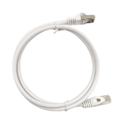 [LP-STP-6A-300WH] Patch Cord Cat6A 10G Blindado 3.0 Metros (9.84 Pies) Blanco | LP-STP-6A-300WH