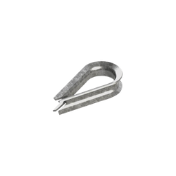 [CUELLO-38LS] Guardacabos/cuello 3/8" acero electro galvanizado | CUELLO-38LS