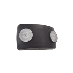 [SF660LB] Luz de Emergencia Dual LED ultra compacta/150 lúmenes/Luz fría/Batería de Respaldo Incluida/Botón de test / Color Negro | SF660LB