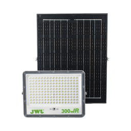 [JLRE-SOL-01-300N] Reflector de 300 W con Panel Solar /  Batería 3.2  V CD / T.C.C. 6 500 K / IP65. | JLRE-SOL-01-300N