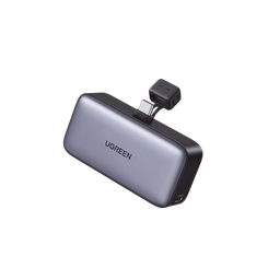 [35338B] Power Bank / 5000 mAh / USB-C Integrado / 22.5W PD / Pantalla LED / Soporte Integrado | 35338B