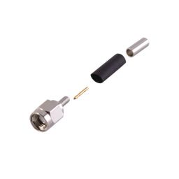 [RSA-3000-B] Conector SMA Macho de anillo plegable para cable RG-174/U, BELDEN 8216, | RSA-3000-B