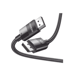 [80392] Cable DisplayPort 1.4 | Longitud 2 Metros (6.56 Pies) | Versión DP1.4 | 8K 7680x4320 a 60 Hz | Soporta 3D | HDR | Blindaje Interno Múltiple | Nylon Trenzado | Soporta 32.4Gbps | 80392