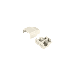 [T70EEIW] Conexión de tubería a canaleta T70, Salidas de 1/2", 3/4", 1" y 1 1/4", material ABS, Color Blanco Mate | T70EEIW