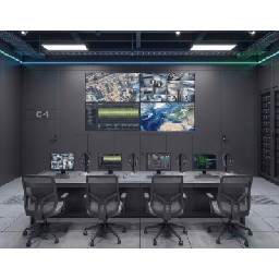 [DS-VW2X20B55] Kit Videowall 2x2 / 4 Pantallas 55" Full HD / Decodificador 16CH 4K / Base de Piso / Hikvision | DS-VW2X20B55