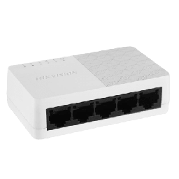 [DS-3E0505D-O] Switch Gigabit / No Administrable de Escritorio con 5 puertos 10 / 100 / 1000 Mbps / Diseño Compacto y Estético | DS-3E0505D-O