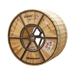 [OC-ADSS-12C-S100/4KM] Carrete de 4 km de Fibra Óptica Aérea (ADSS) G.652D, Monomodo de 12 Hilos, Exterior, Span 100, Loose Tube | OC-ADSS-12C-S100/4KM