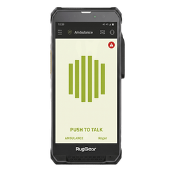 [RG880ITSMART] Kit Radio PoC LTE RugGear RG880i + Licencia TASSTA T.FLEX Smart 12 meses / Pantalla HD+ 5.5" (14 cm) 500 nits / Snapdragon 680 MCPTT / IP68 y MIL-STD-810H / Altavoz 103 dB / Android 14 | RG880ITSMART