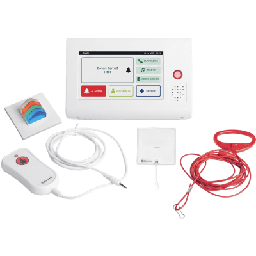 [KIT-NX1021-ROOM] Kit de Habitación Hospitalaria PRO / Terminal IP 7" Táctil + Pulsador Cama IP67 + Luz Cuatricolor + Tirador Baño / Comunicación Paciente-Enfermero VoIP SIP / PoE / Antibacteriano | KIT-NX1021-ROOM