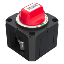 [SFCBS-300-202] Interruptor Desconexión Batería Monocircuito ON/OFF, 275A DC Continuo, 900A DC Arranque, Terminales Cobre Estañado, IP68, Montaje Superficie/Panel, Cumple ABYC/UL/SAE | SFCBS-300-202