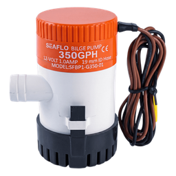 [SFBP1-G35-01] Bomba de Achique Sumergible SEAFLO SFBP1-G35-01 / 350 GPH (1,325 LPH) / 12V CD / No Automática / Protección Anti-Aire / Sellos Herméticos / Cableado Marino / Base de Filtro Removible | SFBP1-G35-01